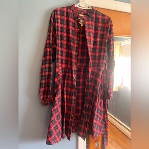 KJP Cozy Cabin  Flannel dress